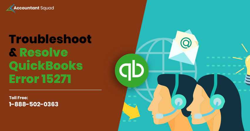 Troubleshoot & Resolve QuickBooks Error 15271