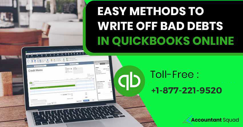 write off bad debts in QuickBooks Online