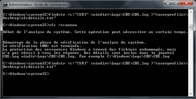 Windows System File Checker