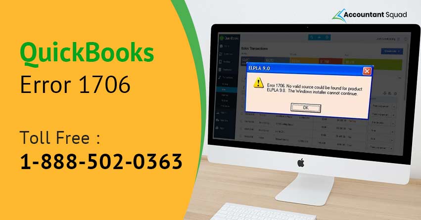 QuickBooks Error 1706