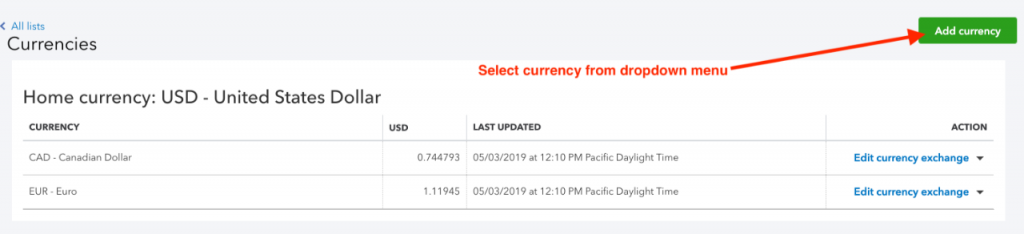 Add Foreign Currency