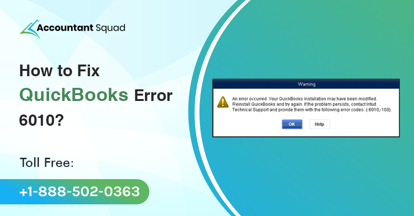 QuickBooks Error 6010