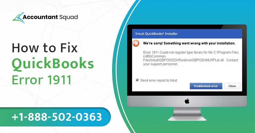 QuickBooks Error 1911