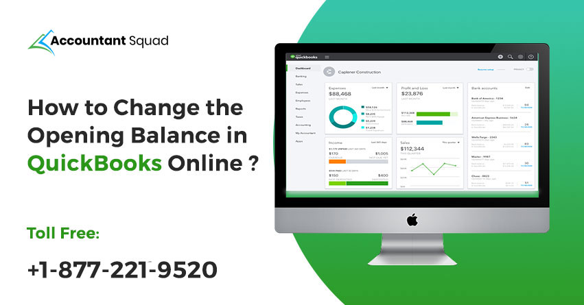 opening balance in quickbooks online