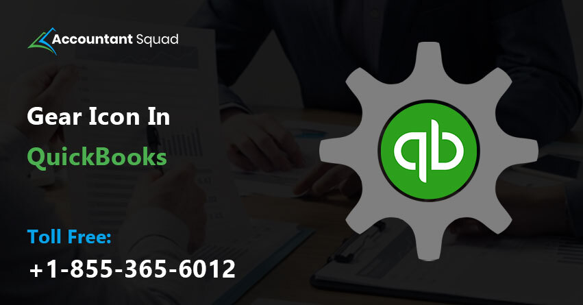 gear icon in QuickBooks