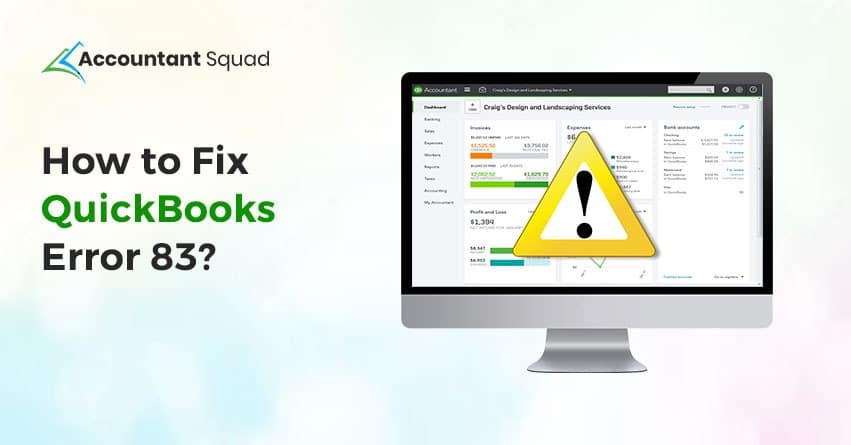 QuickBooks Error 83