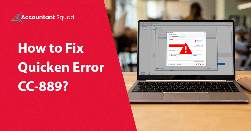 Quicken Error CC-889